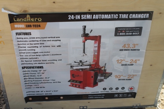 24-IN Semi Automatic Tire Changer