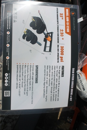Wolverine ADB-13-1218R Auger Drive & Bits