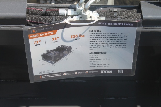 Wolverine GB-11-72W Grapple Bucket