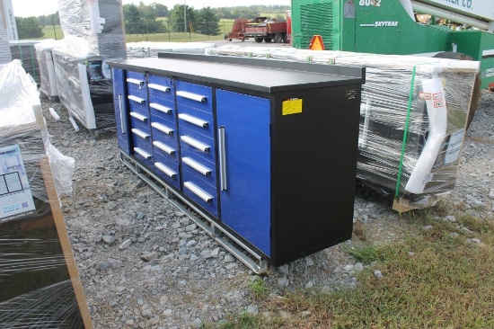 10FT-15D-2 Work Bench - Blue