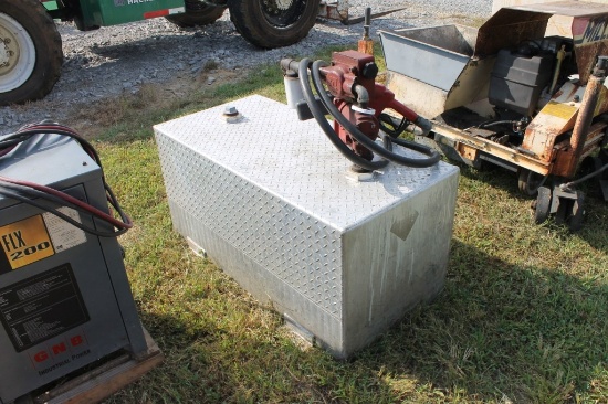Diamond Plate Transfer Tank