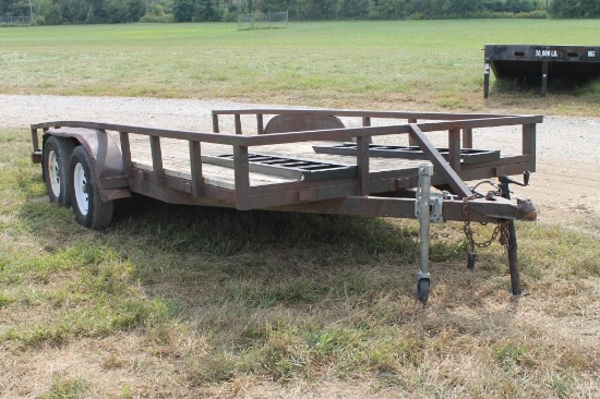 16' Utility Trailer With Ramps