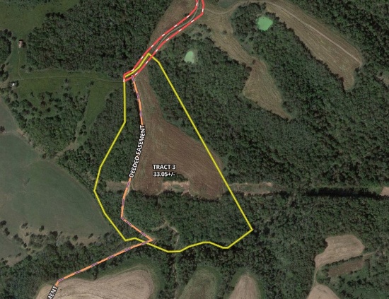Tract 3 - 33.05 +/- Acres - Selling Absolute