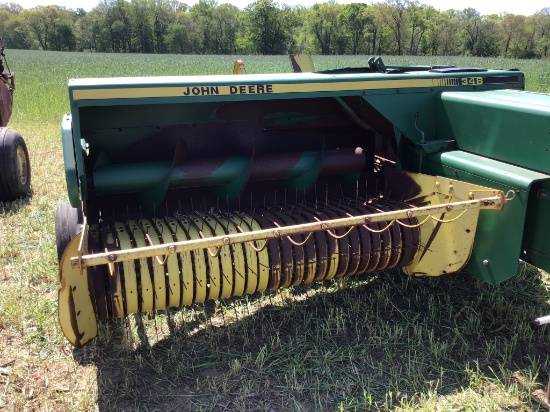 JD 348 wire baler