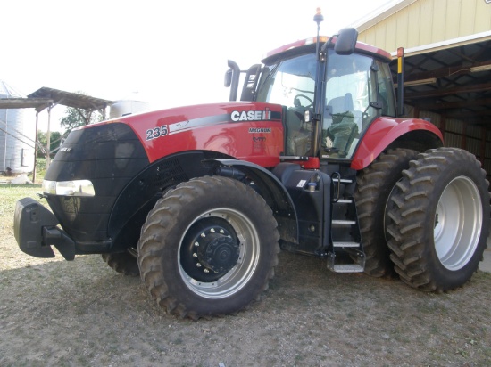 2014 CIH model 235 AFS, MFWD cab tractor