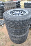 (4) 265-70R17 TIRES W/ CHEV WHEELS- ONE MONEY