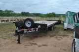 TX MADE T.PULL 20FTx102 FLATBED TRLR W/RAMPS-TITLE