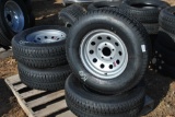 225-75R15 TIRES ON 5-HOLE WHEELS