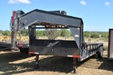 G/N 24FT LOWBOY EQUIP TRLR W/ AIR COMP- TITLE