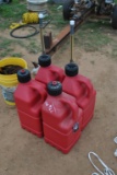 (4) 5GAL FUEL CANS