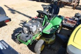 JD RIDING MOWER- RUNS BUT SMOKES