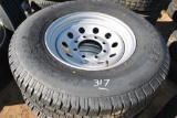 235-80R16 TIRE W/ 8-HOLE WHEEL