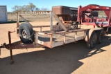 T.PULL 16FT SHOP MADE FLATBED TRLR- B/S