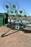 JD 702 10 WHEEL HAY RAKE