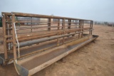 24FT FREE STANDING PANEL W/ FEED BUNK