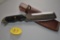 DAMASCUS KNIFE W/ SHEATH