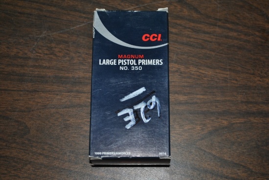 APPROX 836 LARGE PISTOL PRIMERS- #350 CCI