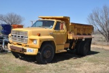 1985 FORD F800 6-8YD DUMP TRUCK