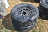 PROVIDER 225-75R15 TIRES ON 5-HOLE WHEELS