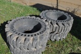 SOLID SKID STEER TIRES & WHEELS- SIZE 12-16.5