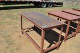 2 1/2FTx5FT METAL SHOP TABLE