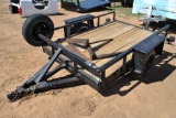 T.PULL 8FT FLATBED S/A TRLR- B/S