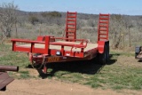 TIGER T.PULL 20FT EQUIP TRLR W/ RAMPS- TITLE