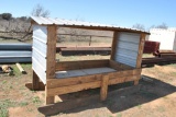 7FT COVERED FEED TROUGH