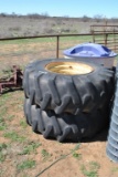 18.4x26 TIRES ON WHEELS