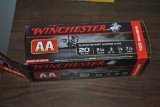 APPROX 100 RO 20GA 7 1/2 SHOT SHELLS- WIN AA