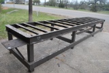 20FTx4.5FT METAL SHOP TABLE- H.DUTY