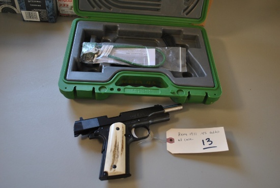 REM 1911 .45 CAL AUTO PISTOL W/ CASE