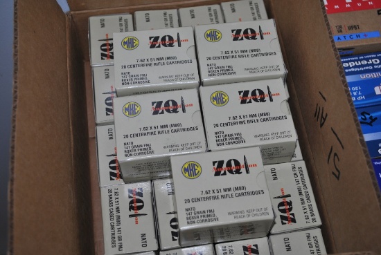500 ROUNDS-25 BOXES ZQI 7.62x51MM (308) AMMO