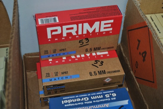 60 ROUNDS-3 BOXES PRIME 6.5 CREEMOR AMMO