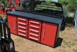 7FT 10-DRAWER & 2 DOOR WORK BENCH