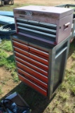 RED SHOP TOOL BOX- 2 PC