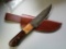 DAMASCUS KNIFE W/ SHEATH