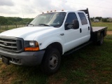 1999 FORD F350 4-DOOR FLATBED PU