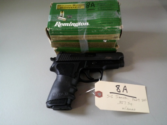 SIG SAUER MOD P229SAS .357SIG W/ CASE & AMMO