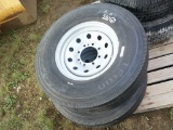 235-80R16 TIRES ON 8-HOLE WHEELS- 14 PLY