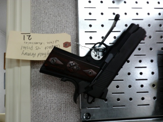 SPRINGFIELD ARMORY COMPACT .45CAL PISTOL W/ CASE