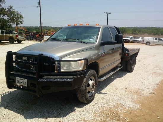 2007 DODGE 1T FLATBED 4-DOOR PU