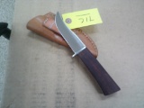 HANDEMADE KNIFE- MADE IN LLANO, TX- 1084 STEEL
