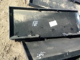 (1) CLOSED PLATE F/ SKID STEER- H.D