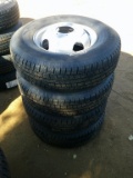 PROVIDER 235-80R16 TIRES W/ DUALLY WHEELS