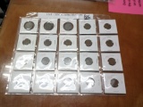 SHEET OF 1928 TO 1958 US COINS