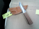 HOMEMADE KNIFE-GERMAN STEEL-MADE IN LLANO, TX