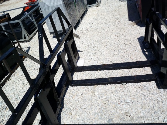 SET 48" PALLET FORKS F/ SKID STEER