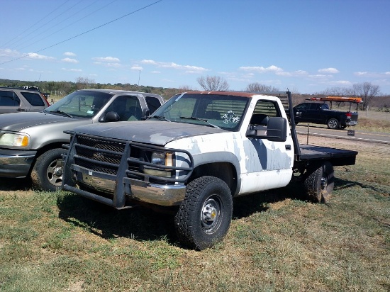 1995 CHEV 1/2T S.CAB FLATBED PU- LATE TITLE