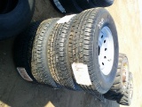 PROVIDER 235-80R16 TIRES W/ 6-HOLE WHEELS